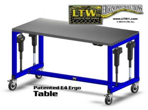E4 Industrial Height Adjustable Table