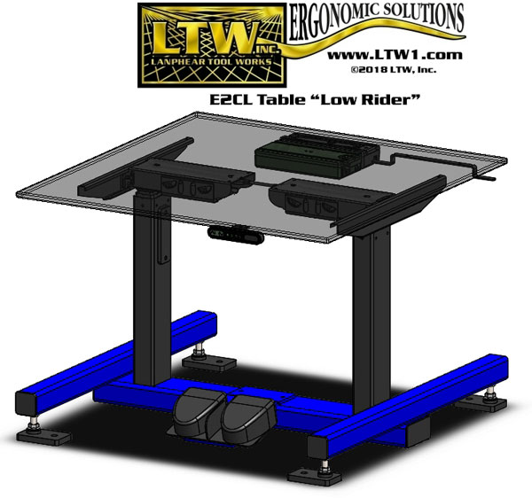 LTW-E2CL-Ergo-Base-w-Levelers-&-LowRider-B4904