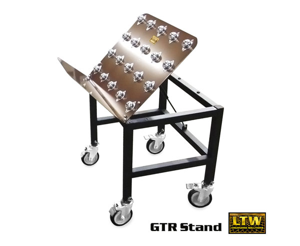 GTR General Tilt Rolling Stand for Ergonomic Packaging - LTW Ergonomic Solutions