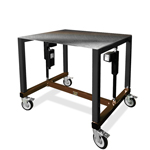 Industrial Height Adjustable E2 Machine Base Lifting 550lb by LTW Ergonomic Solutions