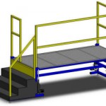 Fixed Steps Operator Lift Platform by LTW Ergonomic Solutions