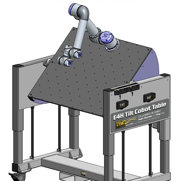 E4H Tilt Cobot Table - CoBase™ - Adjustable Collaborative Robot Table ...