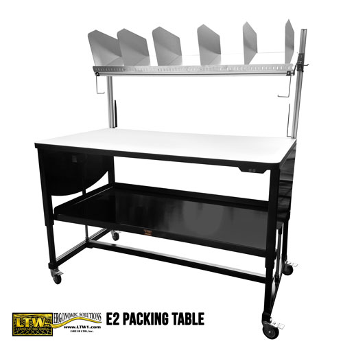 Height Adjustable Packing Table - E2 Packing Table LTW Ergonomic Solutions