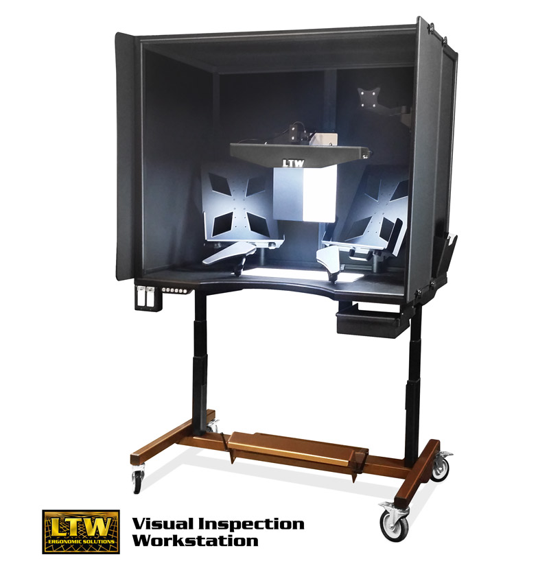 Visual Inspection Workstation - Height Adjustable and Ergonomic - LTW Ergonomic Solutions