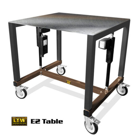 Height Adjustable Machine Base Industrial E2 Table by LTW Ergonomic Solutions