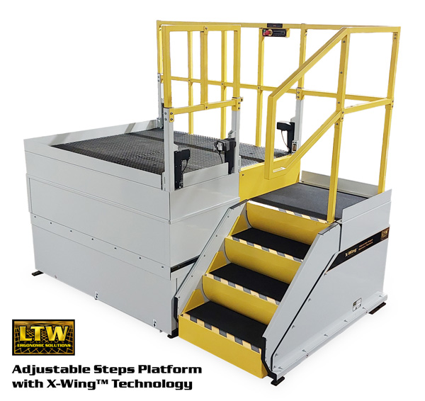 LTW-Adjustable-Steps-Operator-Platform-with-X-Wing-Technology---Raised