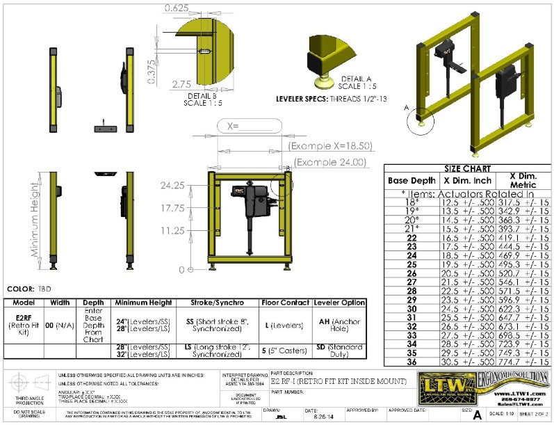 LTW E2 Retrofit Kit Print-Inner Brackets