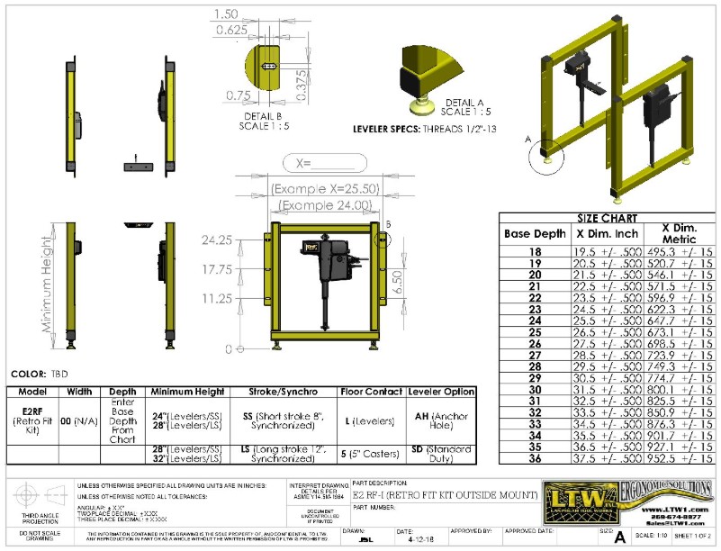 LTW E2 Retrofit Kit Print-Outer Brackets